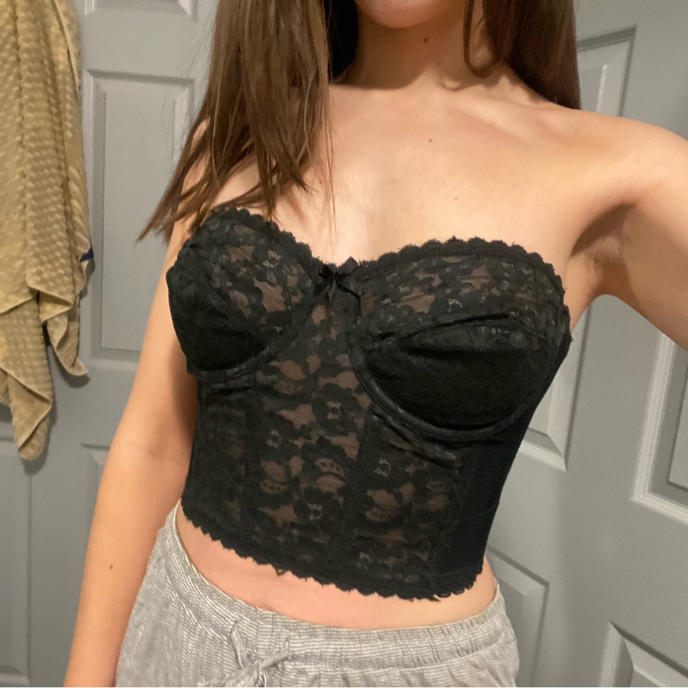 Vintage Black Corset